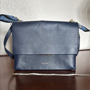 Ted Baker Blue Crossbody Bag with Structured Design